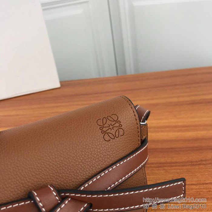 LOEWE羅意威 爆款迷你Gate手袋 馬術風格 繩結帶斜挎包 10182  jdl1157
